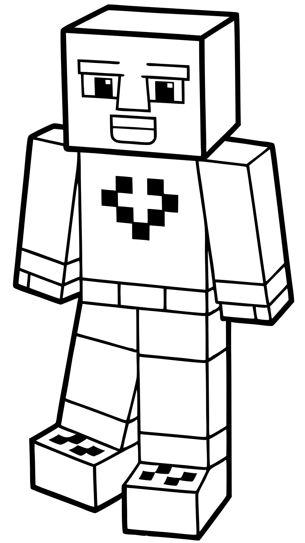 coloriage minecraft imprimable